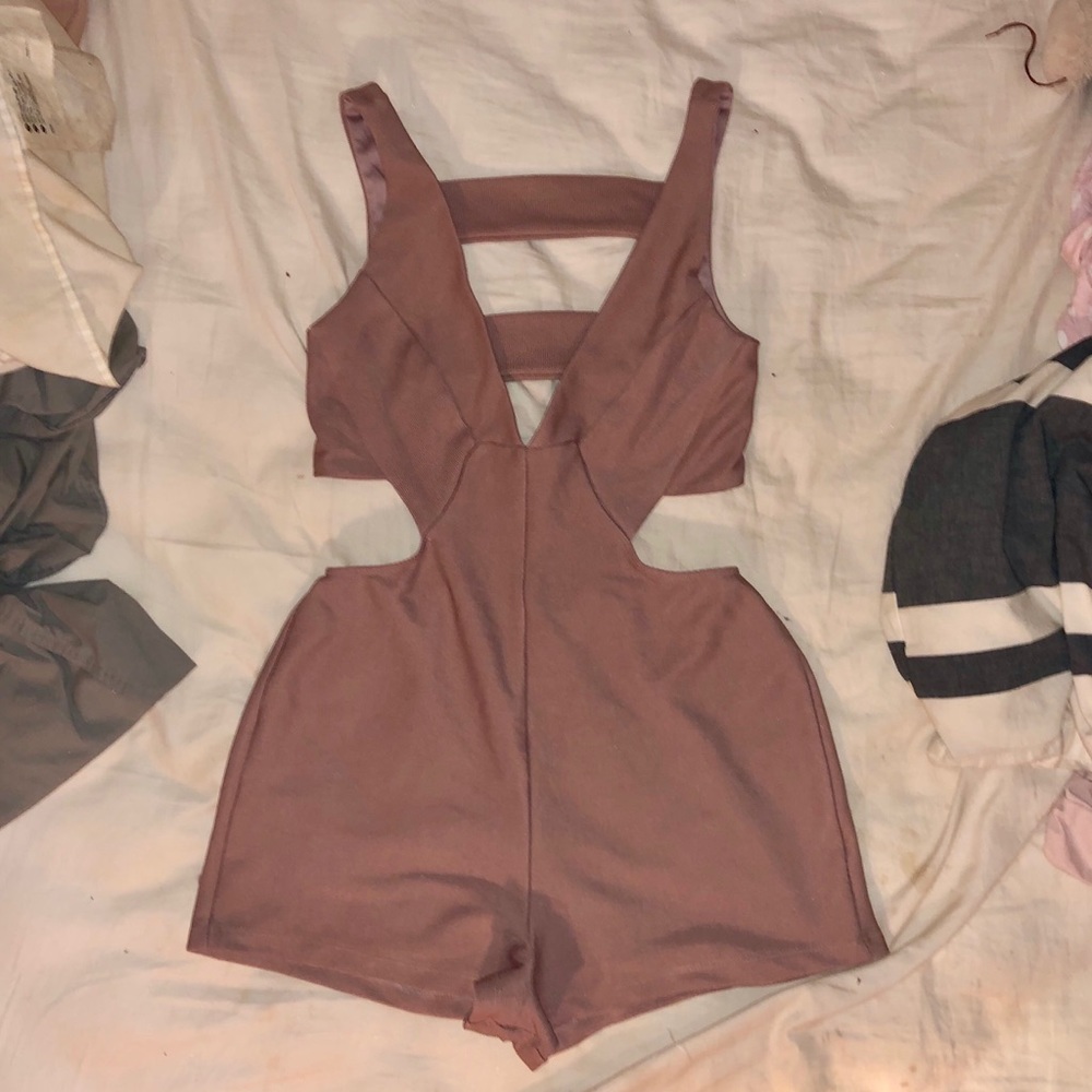 ASOS Cutout Bandage Bodycon Romper - Sz 8